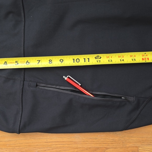 XERSION WOMEN'S BLACK PLUS SIZE HIGH-RISE FITTED ATHLETIC CAPRI PANTS SIZE 4X - Picture 13 of 16